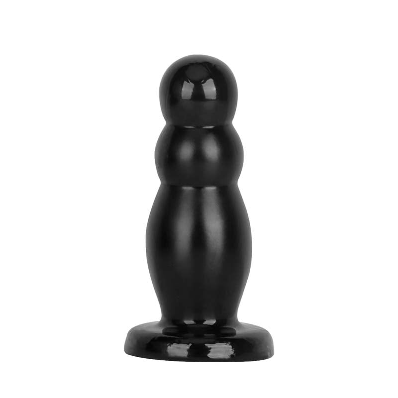HUGE ANAL DILDO BEADED 10 INCH BLACK