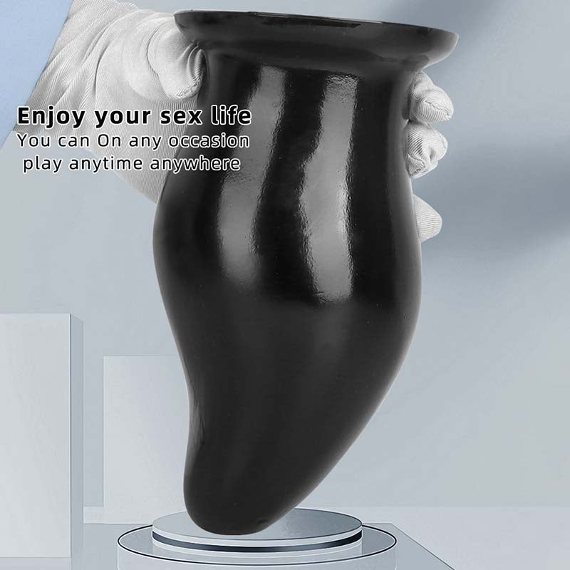 HUGE ANAL TOYS PVC 7 INCH BLACK