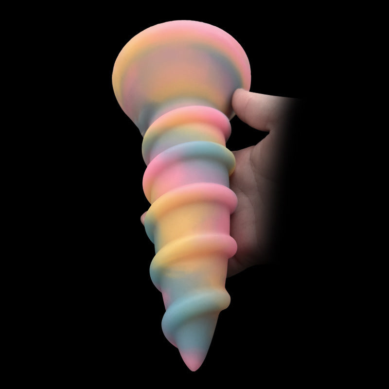 HUGE ANAL TOYS TAPERED LONG 13 INCH RAINBOW