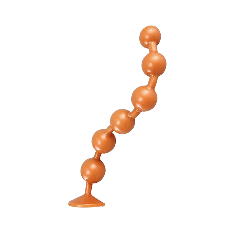 HUGE ANAL TOYS BEADED SILICONE 24 IN BLACK