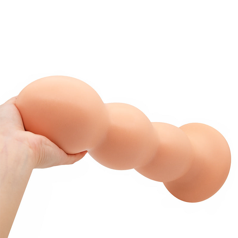 HUGE ANAL TOYS PVC BEADED 12 INCH BLACK