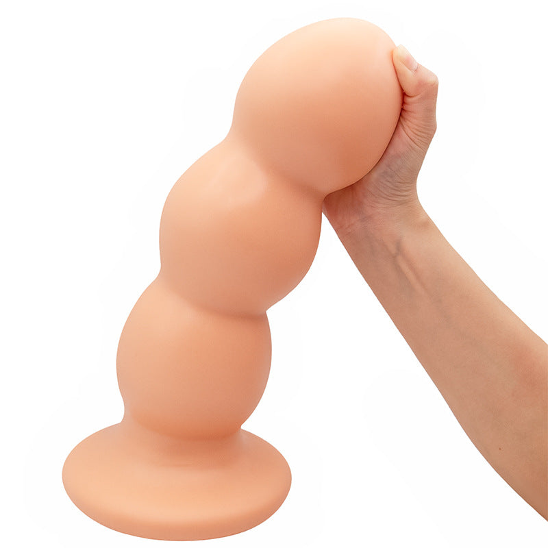 HUGE ANAL TOYS PVC BEADED 12 INCH BLACK