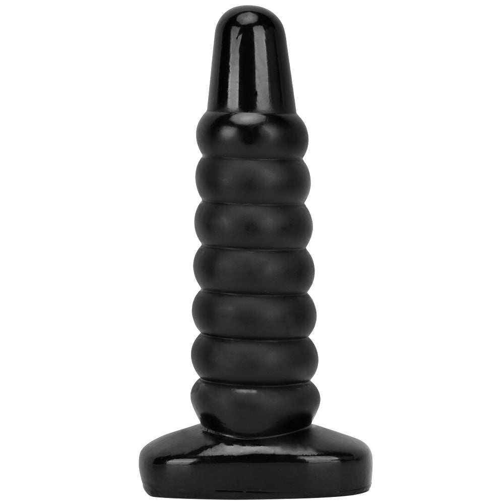 KNOTTED DILDO ANAL WEIRD PVC 13 INCH GIANT BLACK