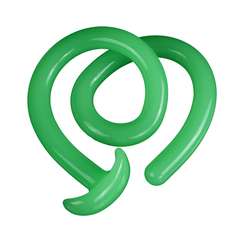 LONG ANAL TOYS MALE 39 INCH GREEN SOFT
