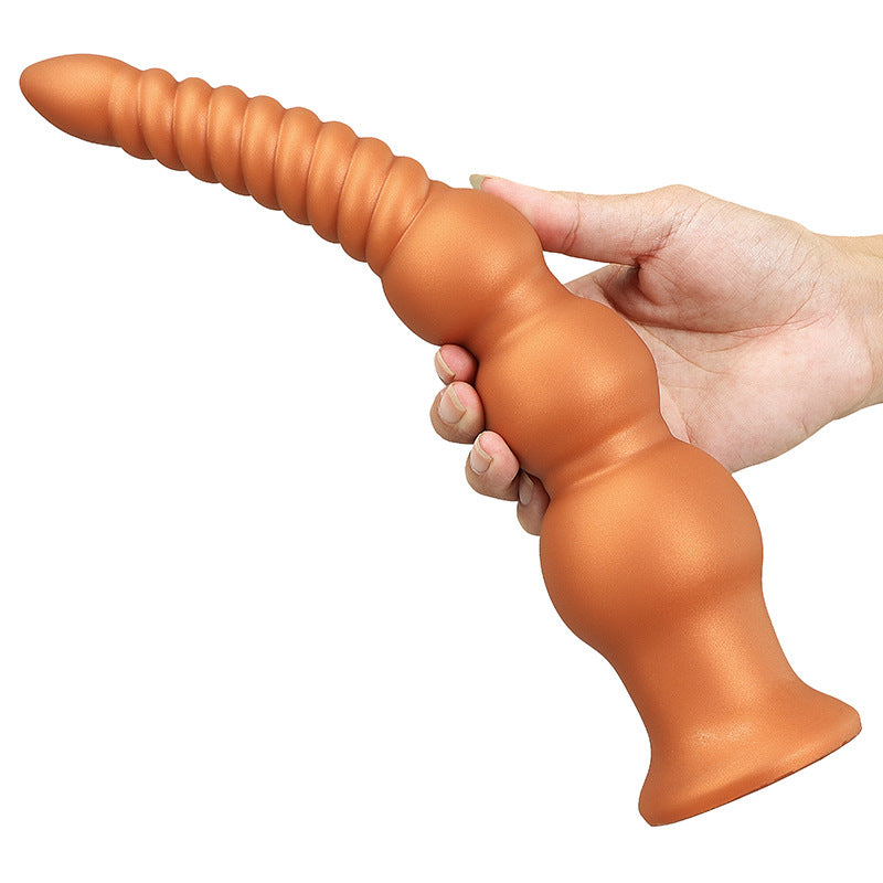 LONG ANAL DILDO SILICONE 12 INCH
