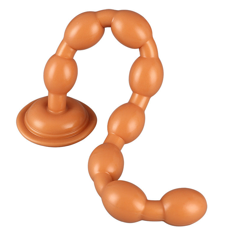 LONG ANAL DILDO SOFT SILICONE SUCTION 23 INCH