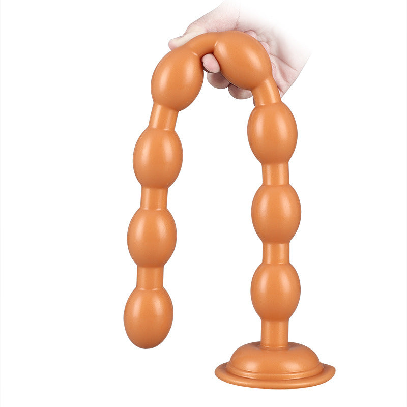 LONG ANAL DILDO SOFT SILICONE SUCTION 23 INCH