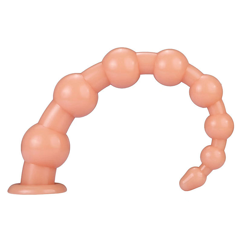 LONG ANAL DILDO TRAINER BEADED 17 INCH