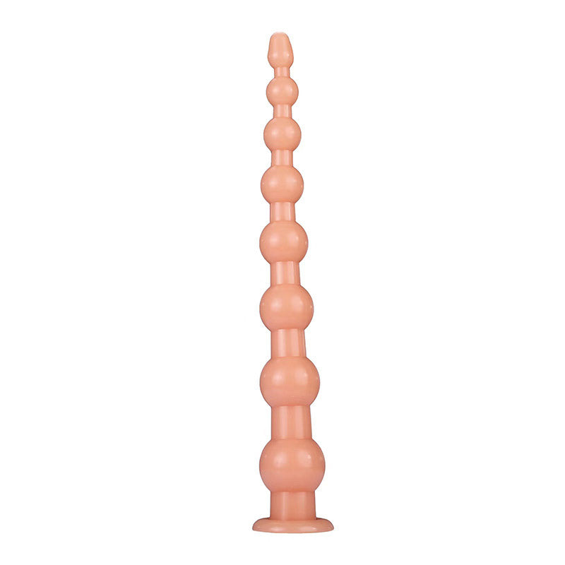 LONG ANAL DILDO TRAINER BEADED 17 INCH