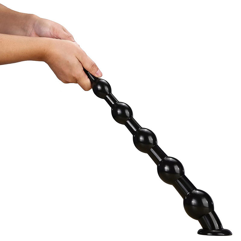 LONG ANAL DILDO TRAINER BEADED 17 INCH