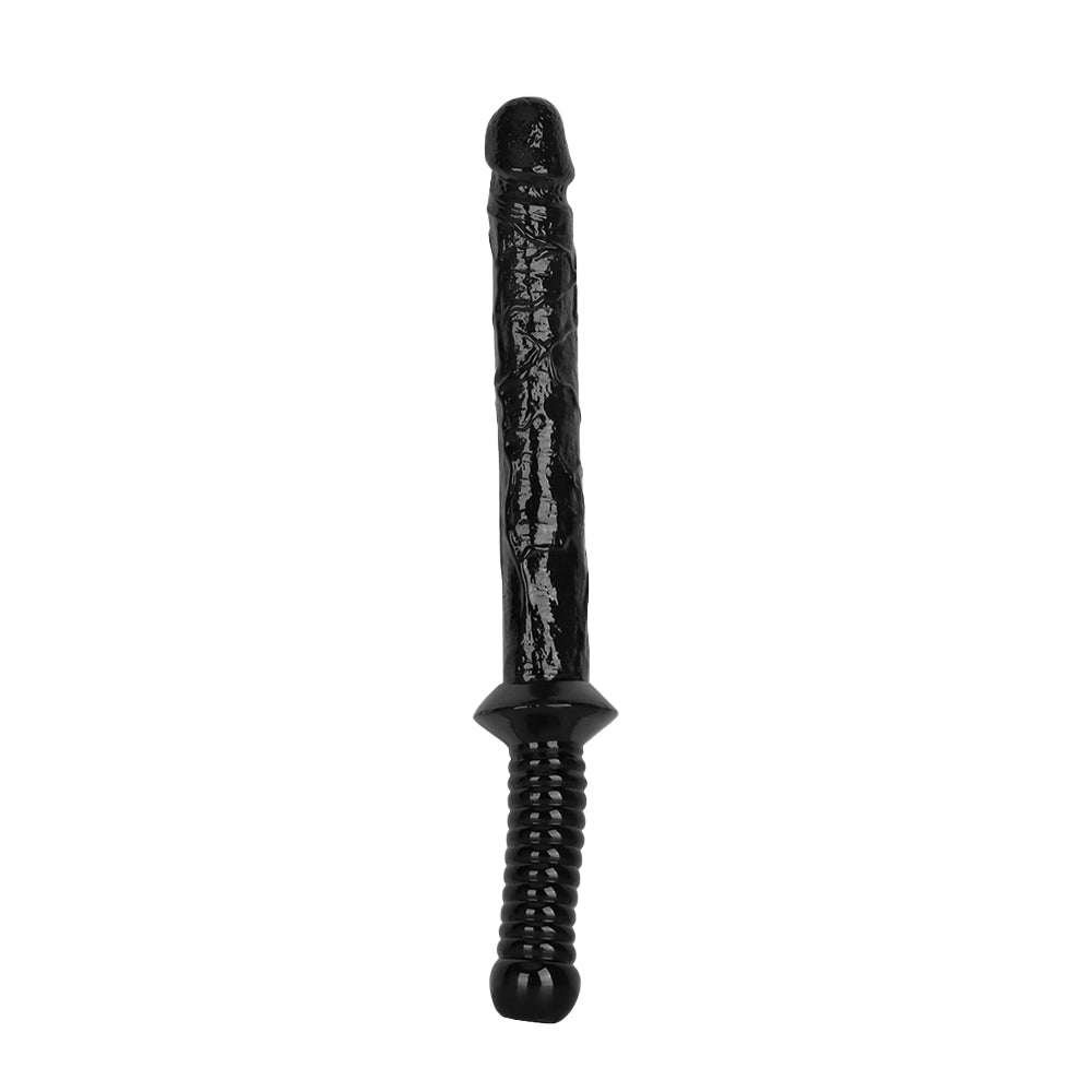 LONG ANAL DILDO WITH HANDLE 15 INCH
