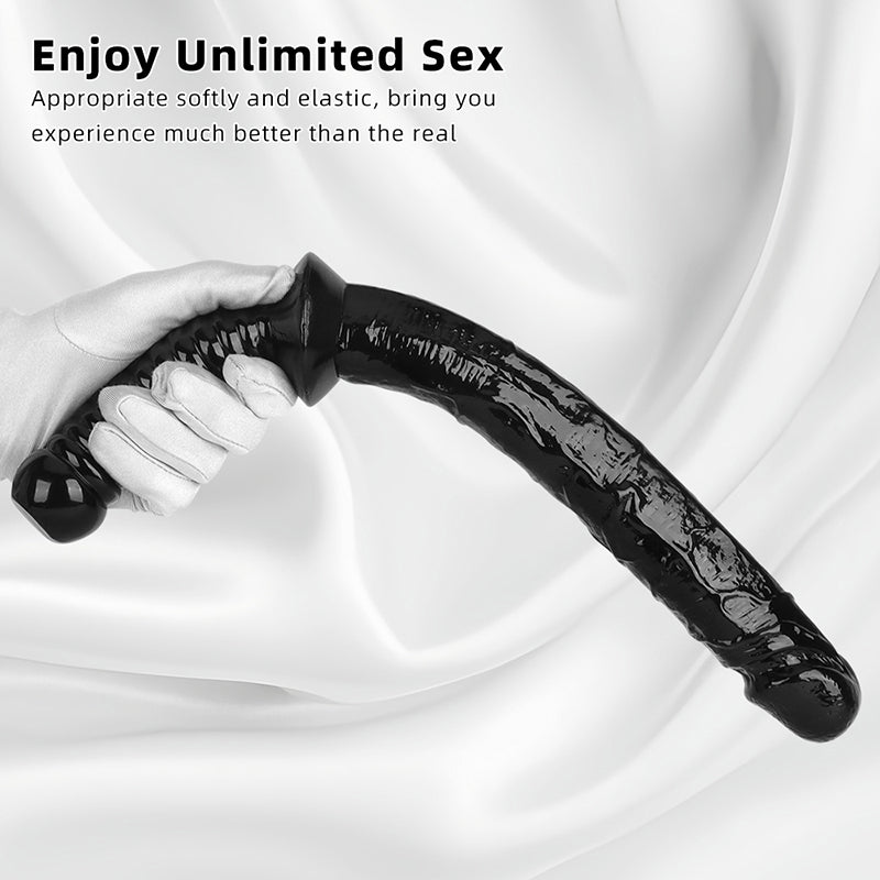 LONG ANAL DILDO WITH HANDLE 15 INCH