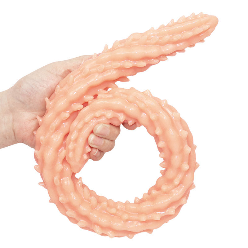 LONG DILDO ANAL GAY SOFT 24 INCH BLACK