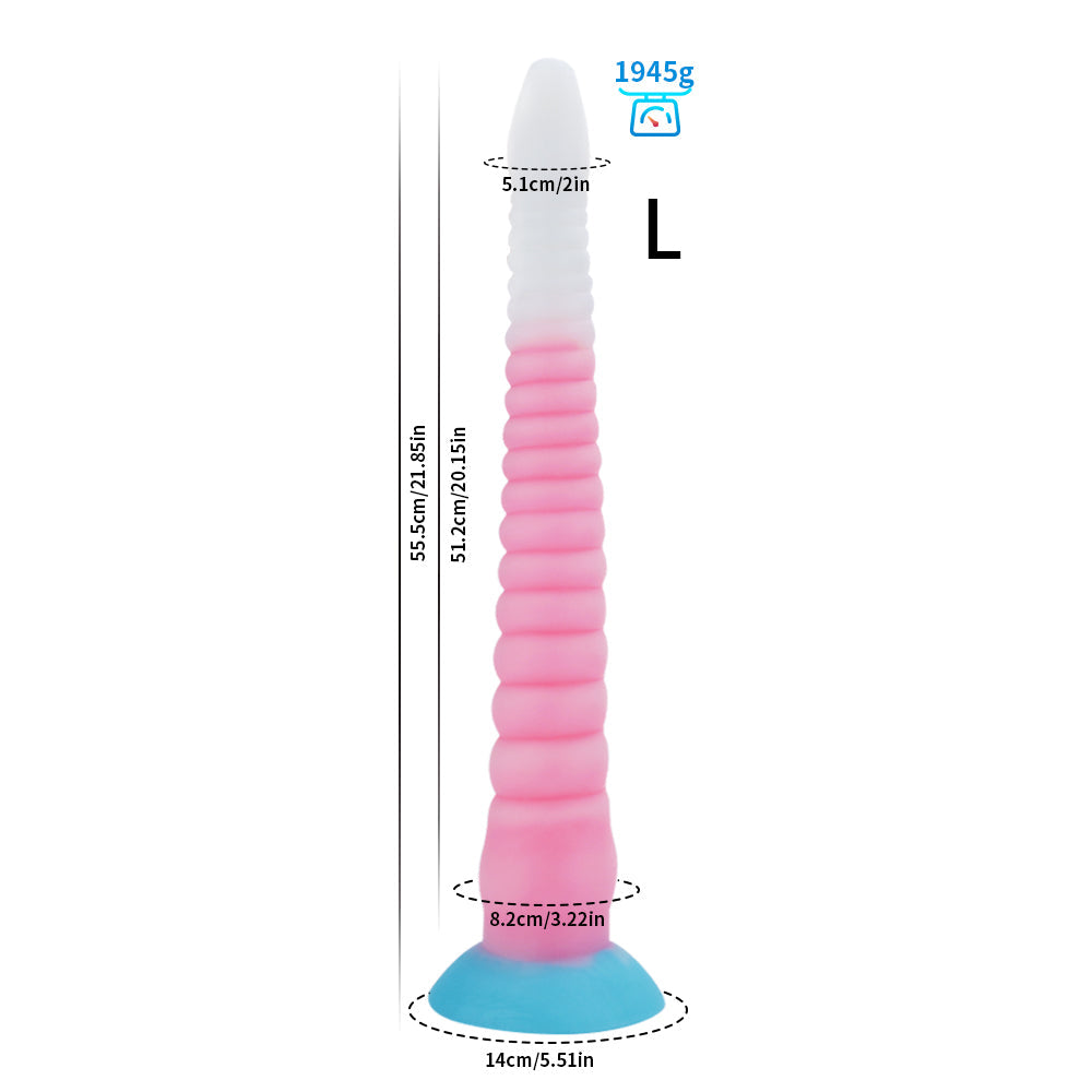 ÉNORME GODE NOUÉ EN SILICONE TENTACLE DE 21 POUCES