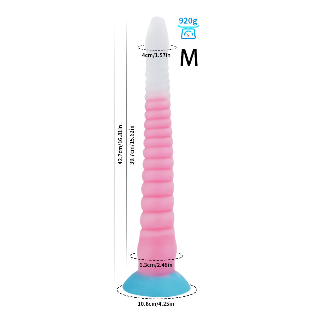 ÉNORME GODE NOUÉ EN SILICONE TENTACLE DE 21 POUCES