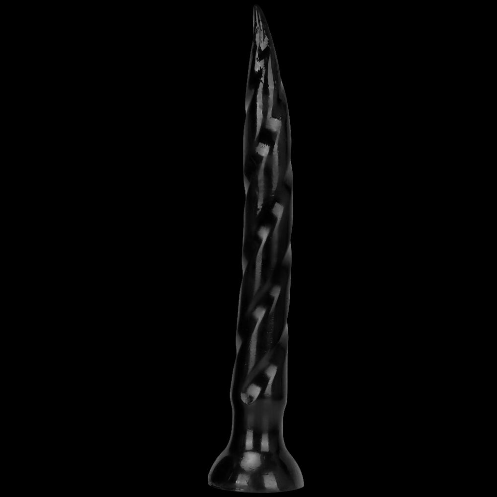 ÉNORME GODE LICORNE SILICONE 18 POUCES NOIR