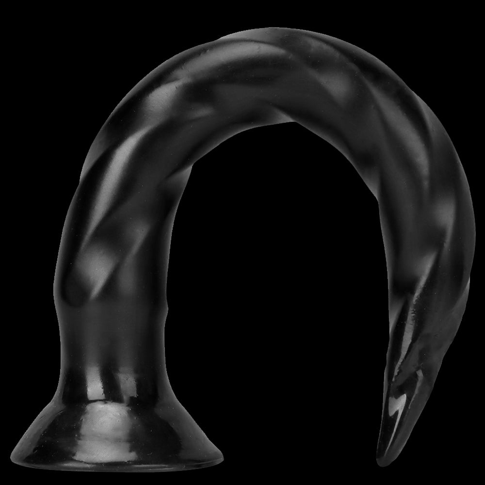 ÉNORME GODE LICORNE SILICONE 18 POUCES NOIR