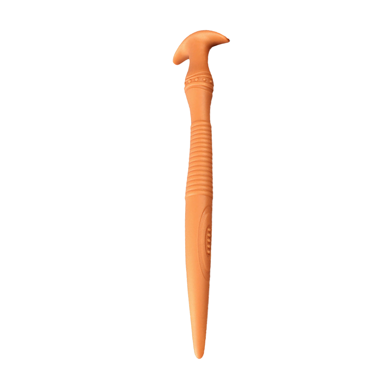 LONG ANAL DILDO 22 INCH GOLD SUCTION