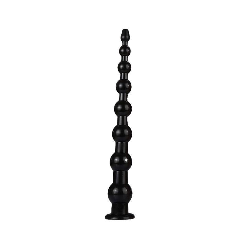 LONG ANAL DILDO TRAINER BEADED 17 INCH