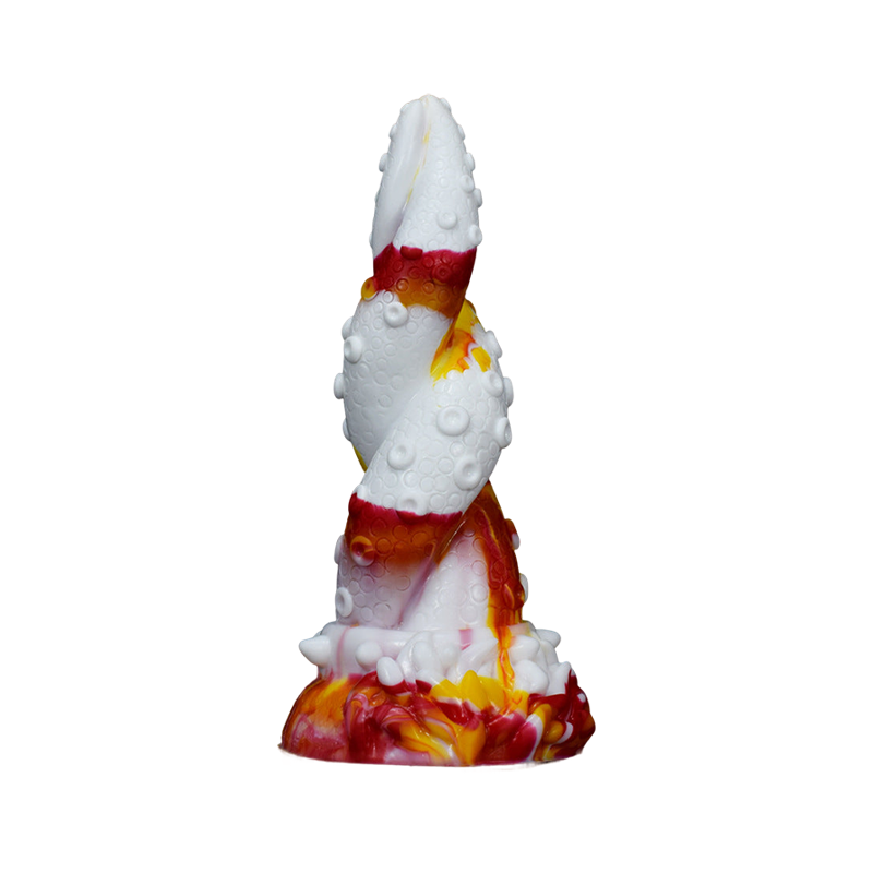 Gode tentacule monstre en silicone 9 pouces flammes 2.0