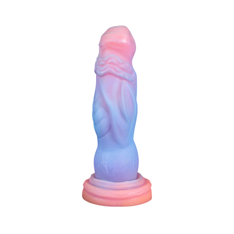 DILDO MONSTRE À NŒUDS DE 20 CM BRILLE DANS LE NOIR