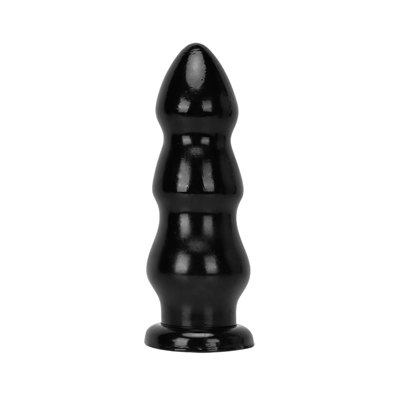 DILDO GÉANT À NŒUDS EN PVC 13 POUCES NOIR