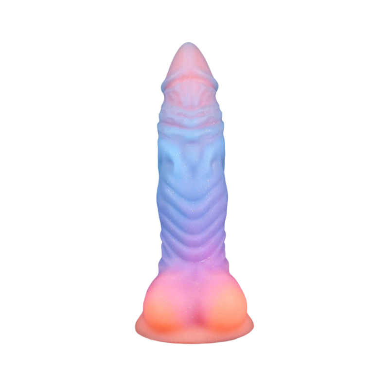 Gode Monstre Brille Dans Le Noir En Silicone De 15,2 Cm