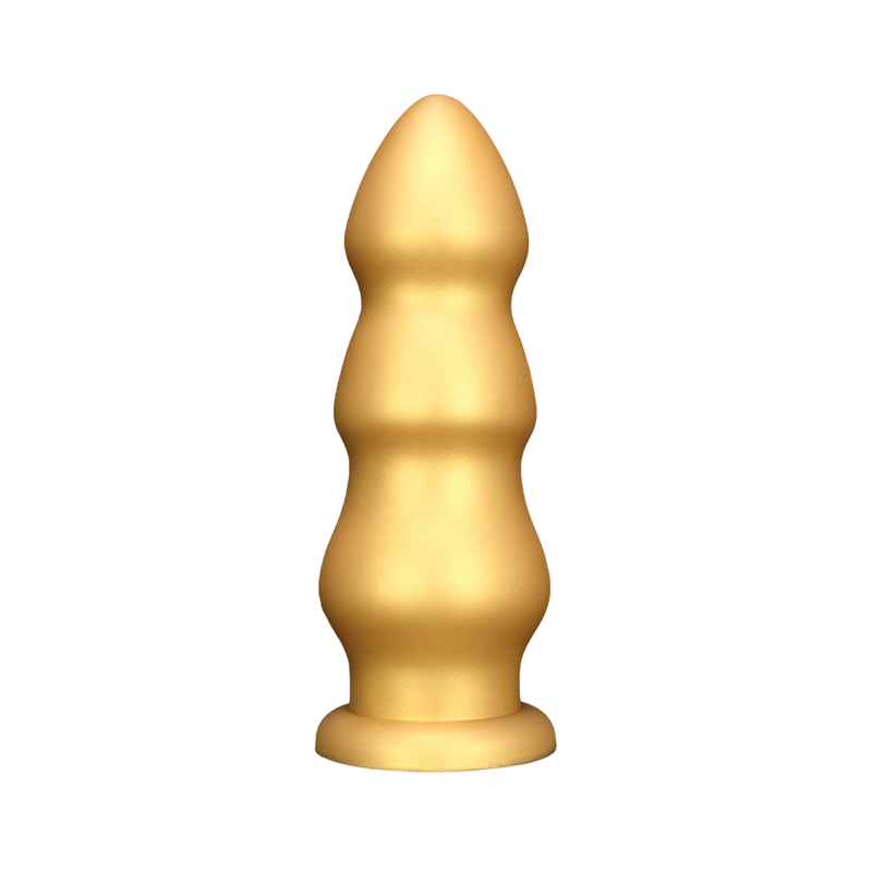 DILDO NOUÉ ÉNORME SILICONE 13 POUCES OR