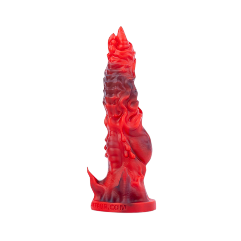 Gode Monstre Noué En Silicone De 11 Pouces Rouge