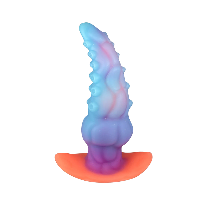 Gode anal en silicone à tentacules de 15 cm (6 po) en forme de pieuvre