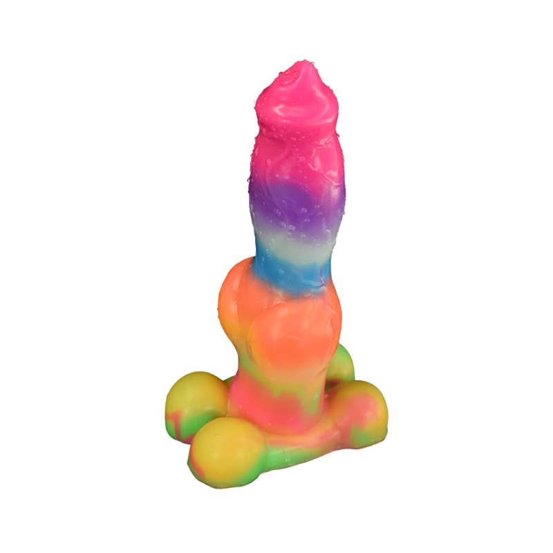 MONSTER DILDO ANAL SILICONE 8 INCH GREEN