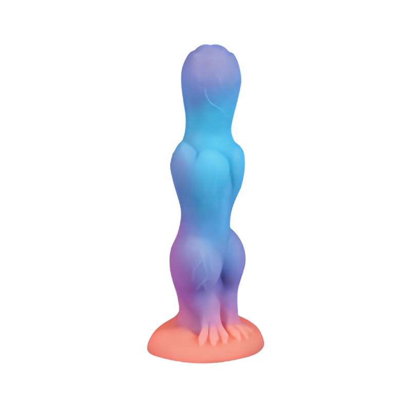 MONSTER DILDO ANAL SILICONE GLOW IN THE DARK 8 INCH SOFT