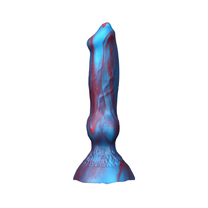 MONSTER DILDO ANAL SMALL SILICON 3 INCH BLUE