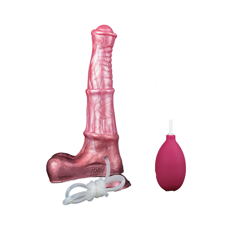 DILDO ÉJACULATEUR CHEVAL SILICONE 9 POUCES