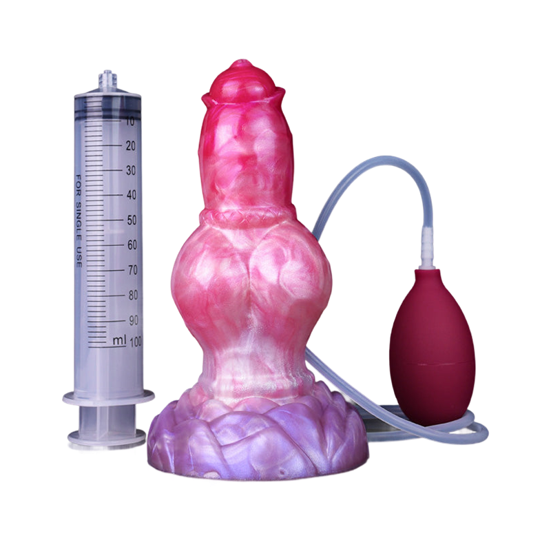 MONSTER DILDO ANAL SQUIRTING 7 INCH PINK