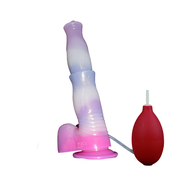 SQUIRTING DILDO ANAL HORSE EJACULATING SILICONE 9 INCH