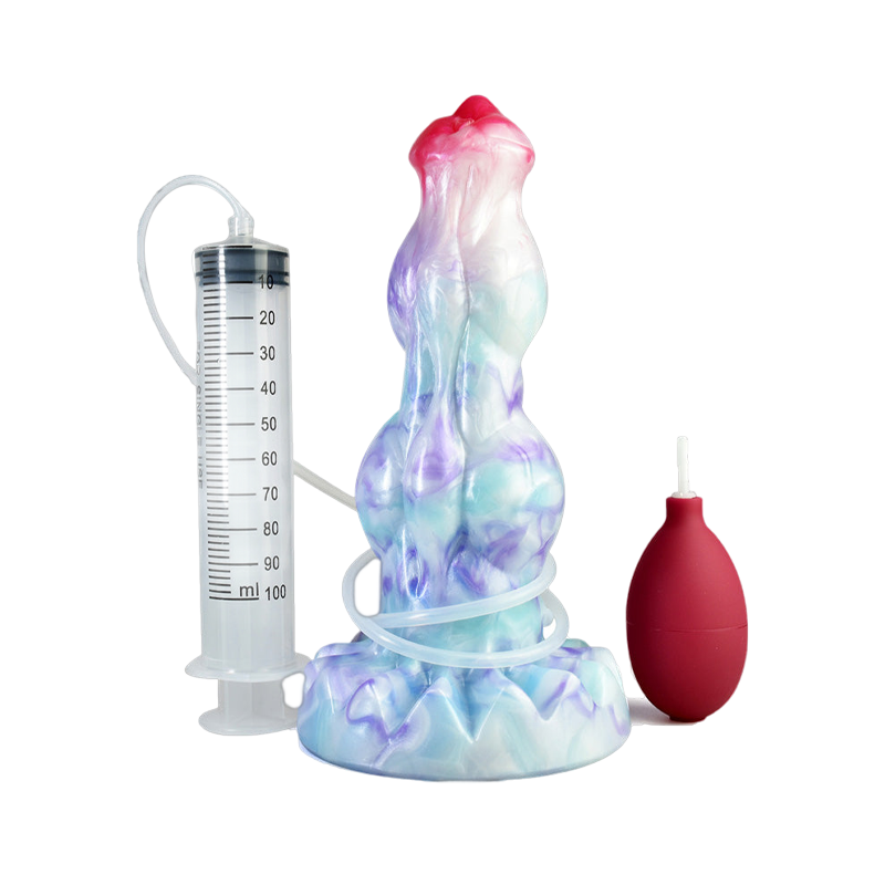 MONSTER DILDO ANAL SQUIRTING 9 INCH BLUE