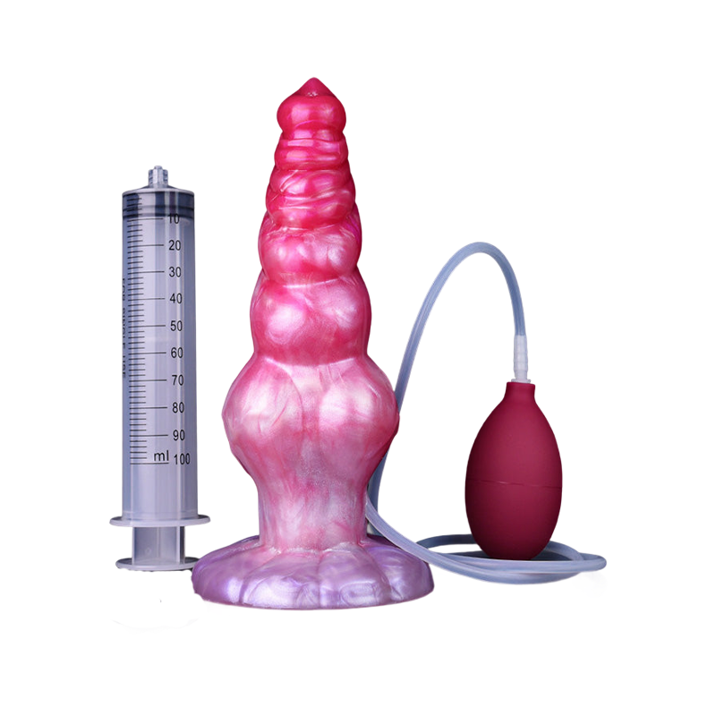 MONSTER DILDO ANAL SQUIRTING BIG 9 INCH PINK