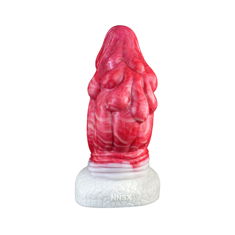 DILDO NOUÉ MONSTRE SILICONE 6 POUCES ROSE