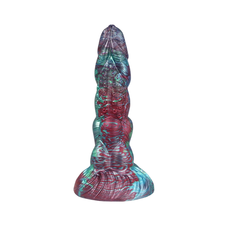 DILDO MONSTRE NOUÉ EN SILICONE 8 POUCES FANTASY