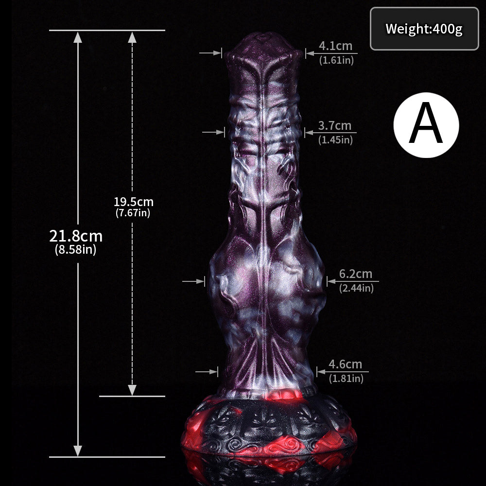 Gode Monstre Chien Silicone 9 pouces avec pointes