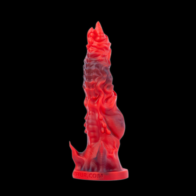 Gode Monstre Noué En Silicone De 11 Pouces Rouge