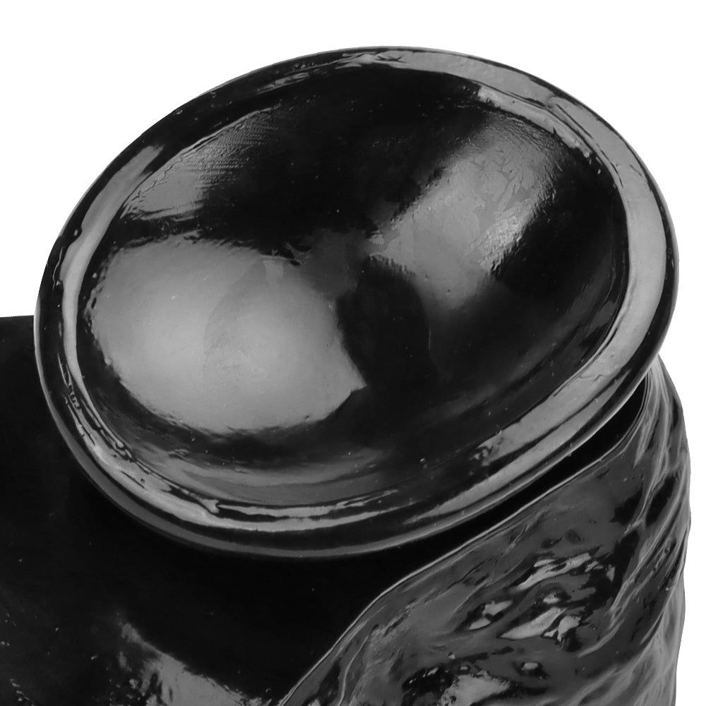 Gode Monstre Énorme PVC 12 pouces Noir
