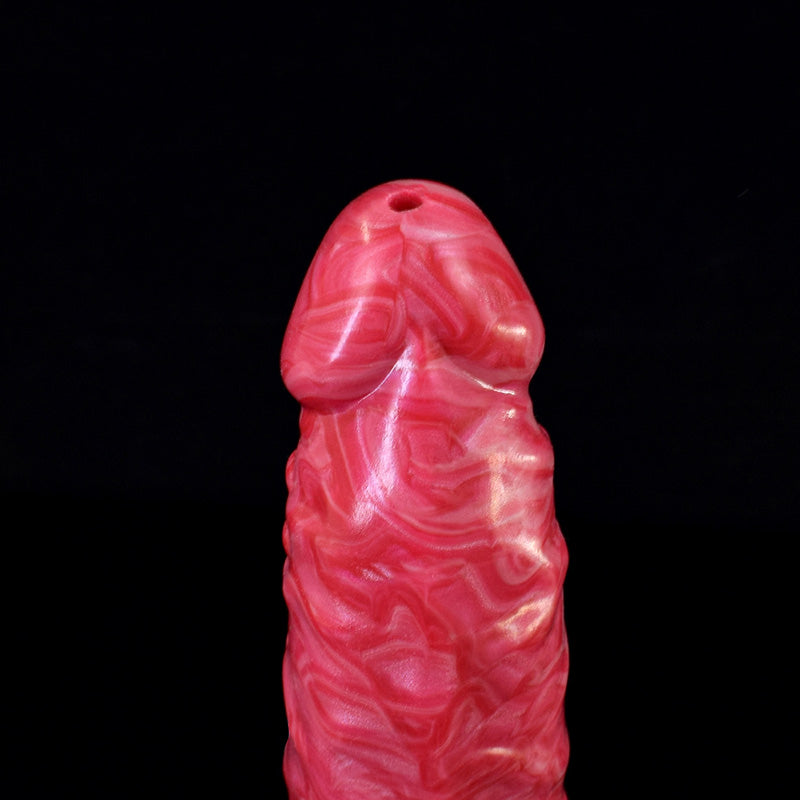 MONSTER DILDO ANAL SQUIRTING SILICONE 9 INCH RED