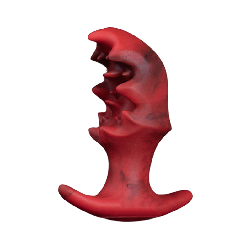 Gode Monstre Fantaisie Silicone 6 pouces Rouge