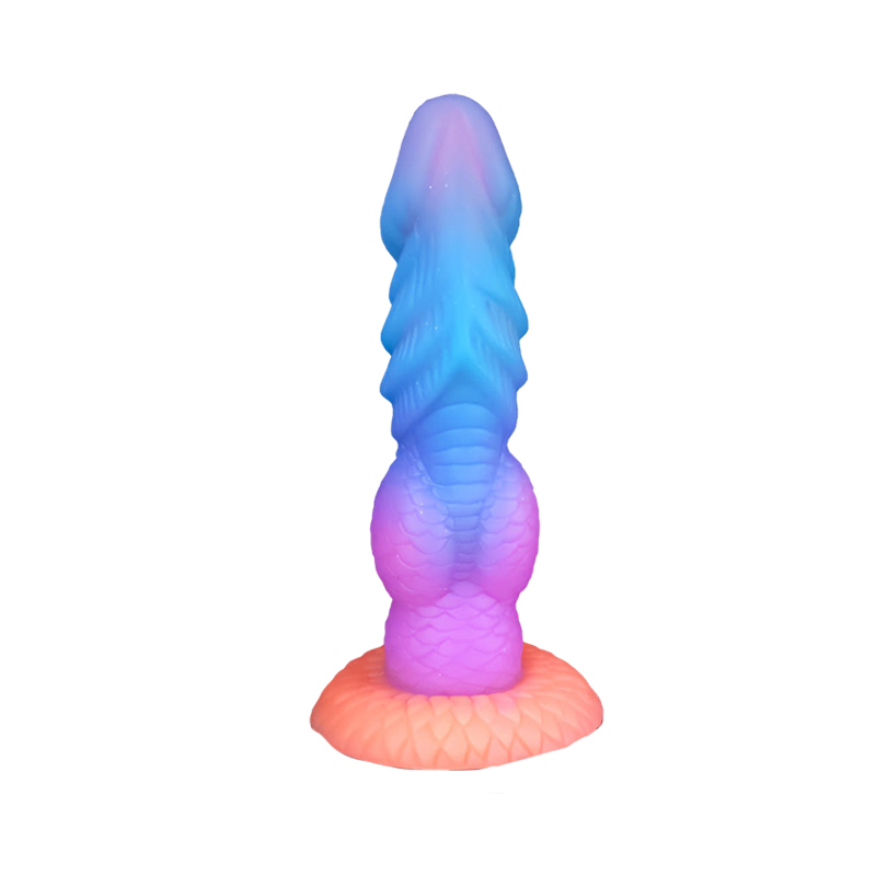 MONSTER DILDO ANAL 8 INCH GLOW IN THE DARK