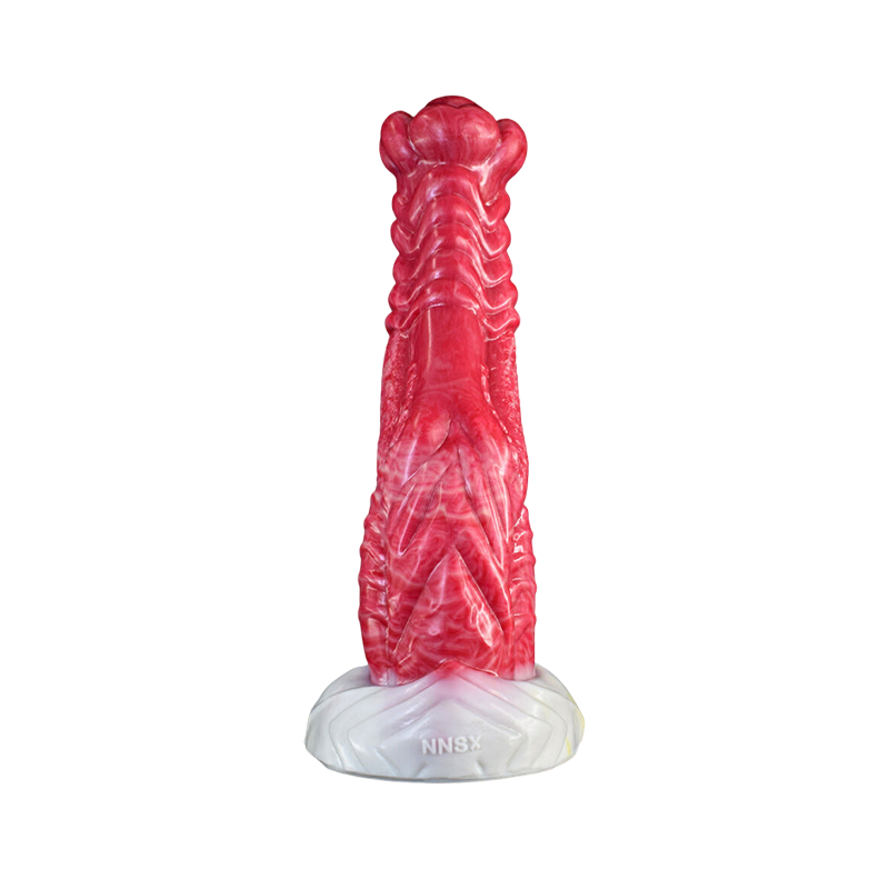 DILDO NOUÉ FANTASY SILICONE 10 POUCES ROSE