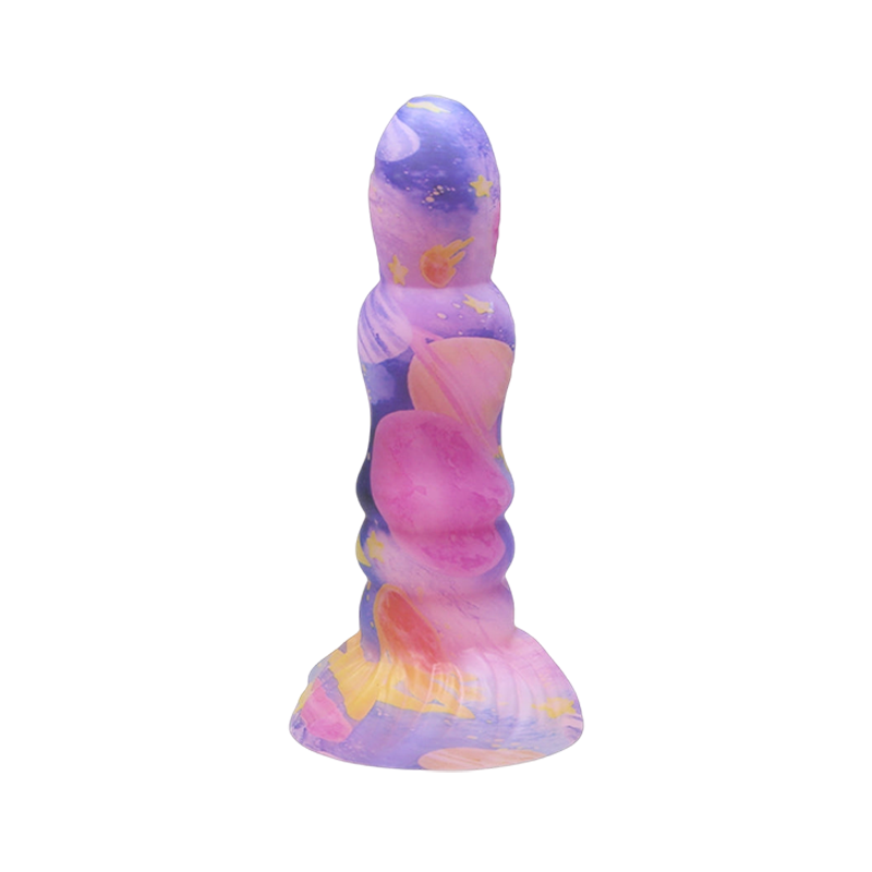 Gode Monstre Noué Fantaisie Silicone 7 pouces Rose