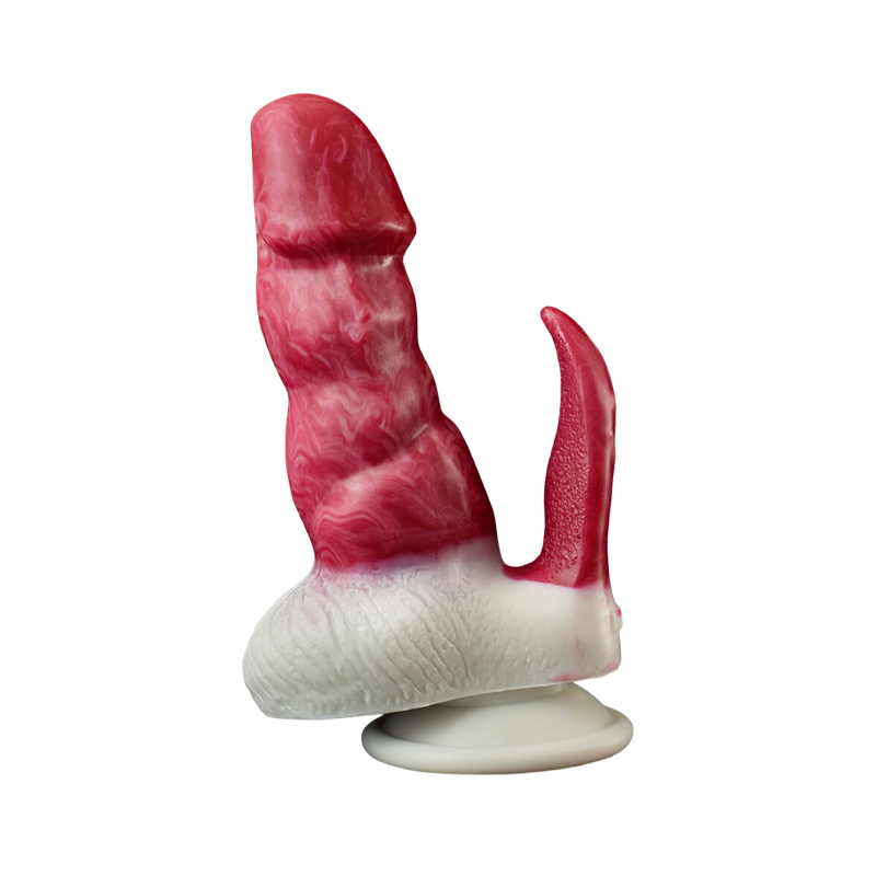 Gode monstre tentacule en silicone 15,2 cm rose
