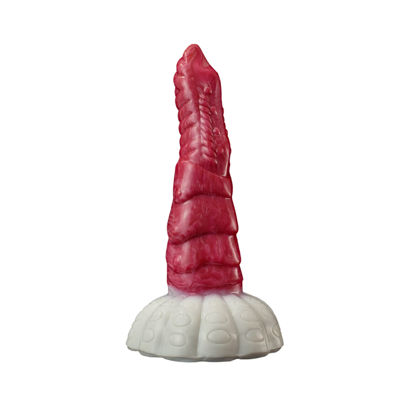 DILDO NOUÉ FANTASY SILICONE 7 POUCES ROSE